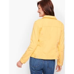 Talbots Yellow Denim Jean Jacket